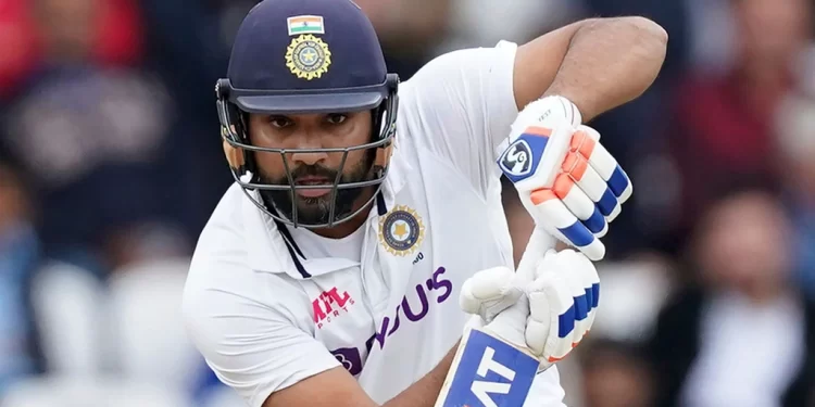 Backfoot punch of Rohit Sharma.