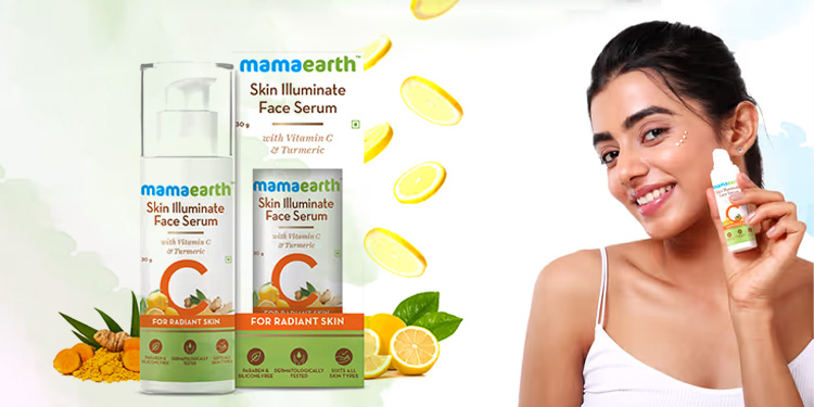 a woman posing for a picture for chemical-free skincare