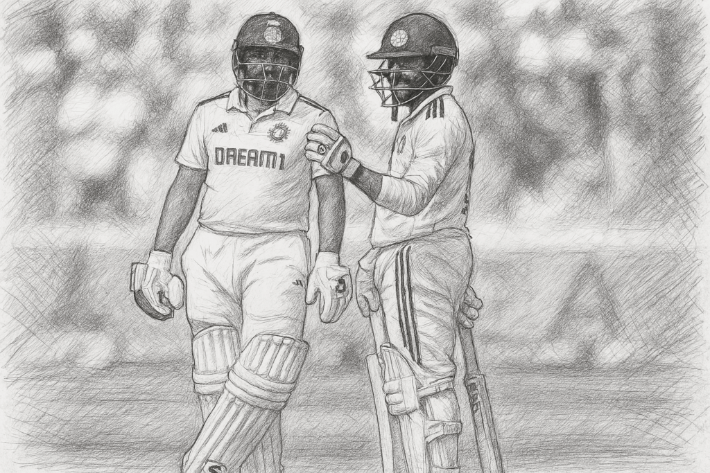 Jadeja and Siraj . Lord's test 2025